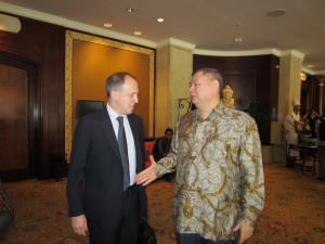 Bumi Plc’s chief executive Nick Von Schirnding was talking to Nirwan Bakrie
