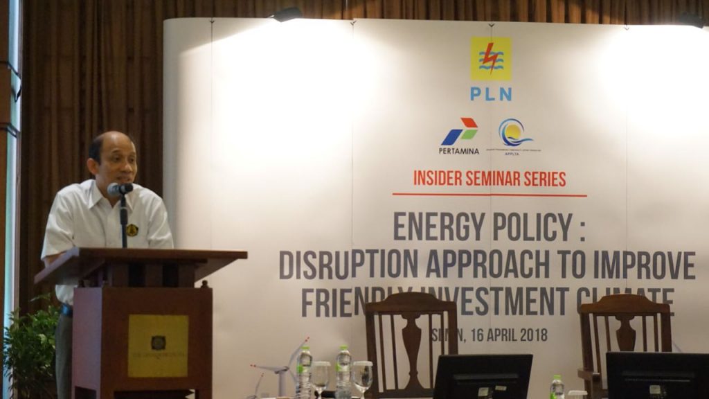 Energy Policy : Disruption Approach to Improve Friendly Investment Climate 1
